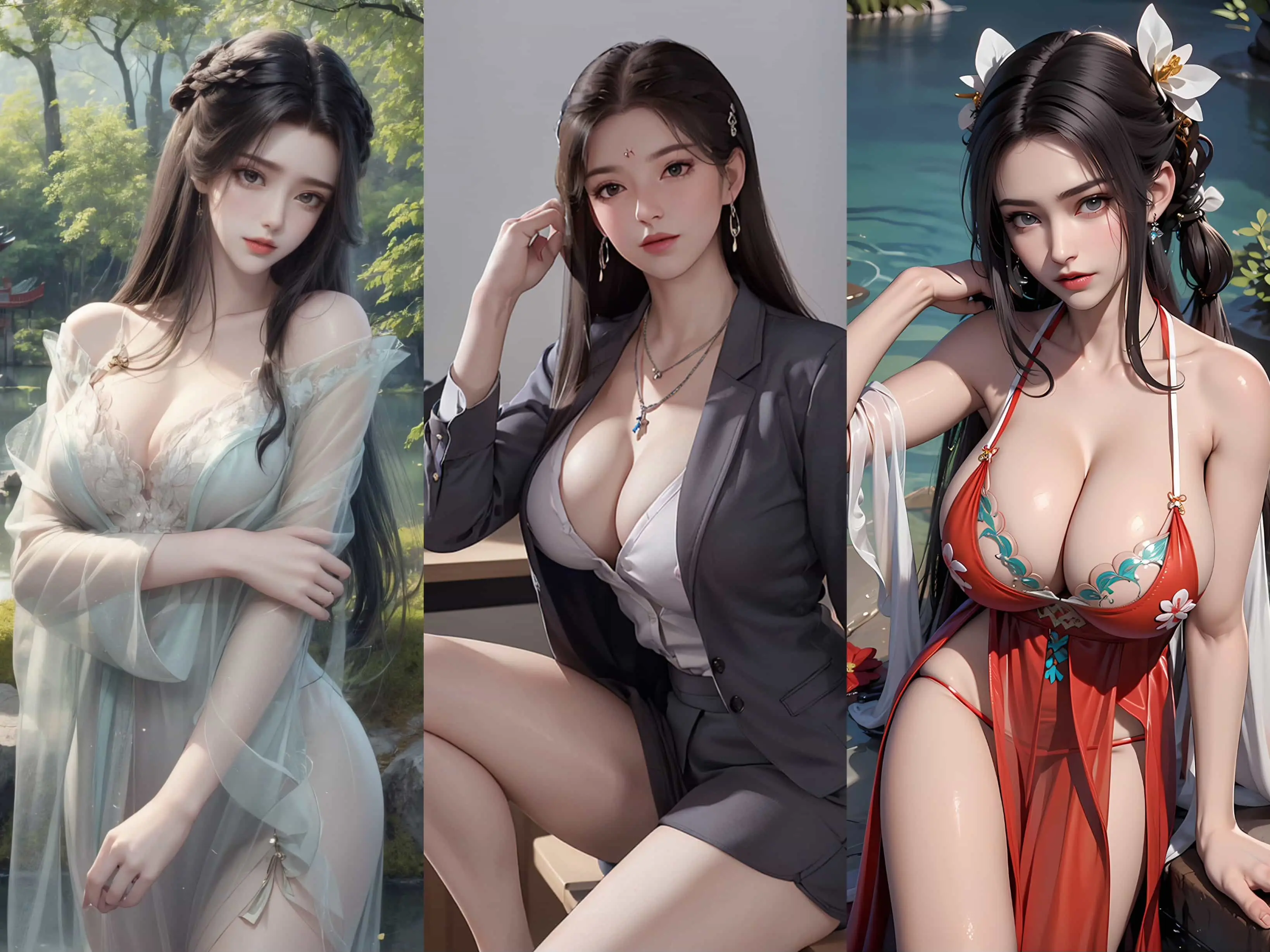 231020 秦怡宁/苏檀儿/姜立 三组合集 1146P