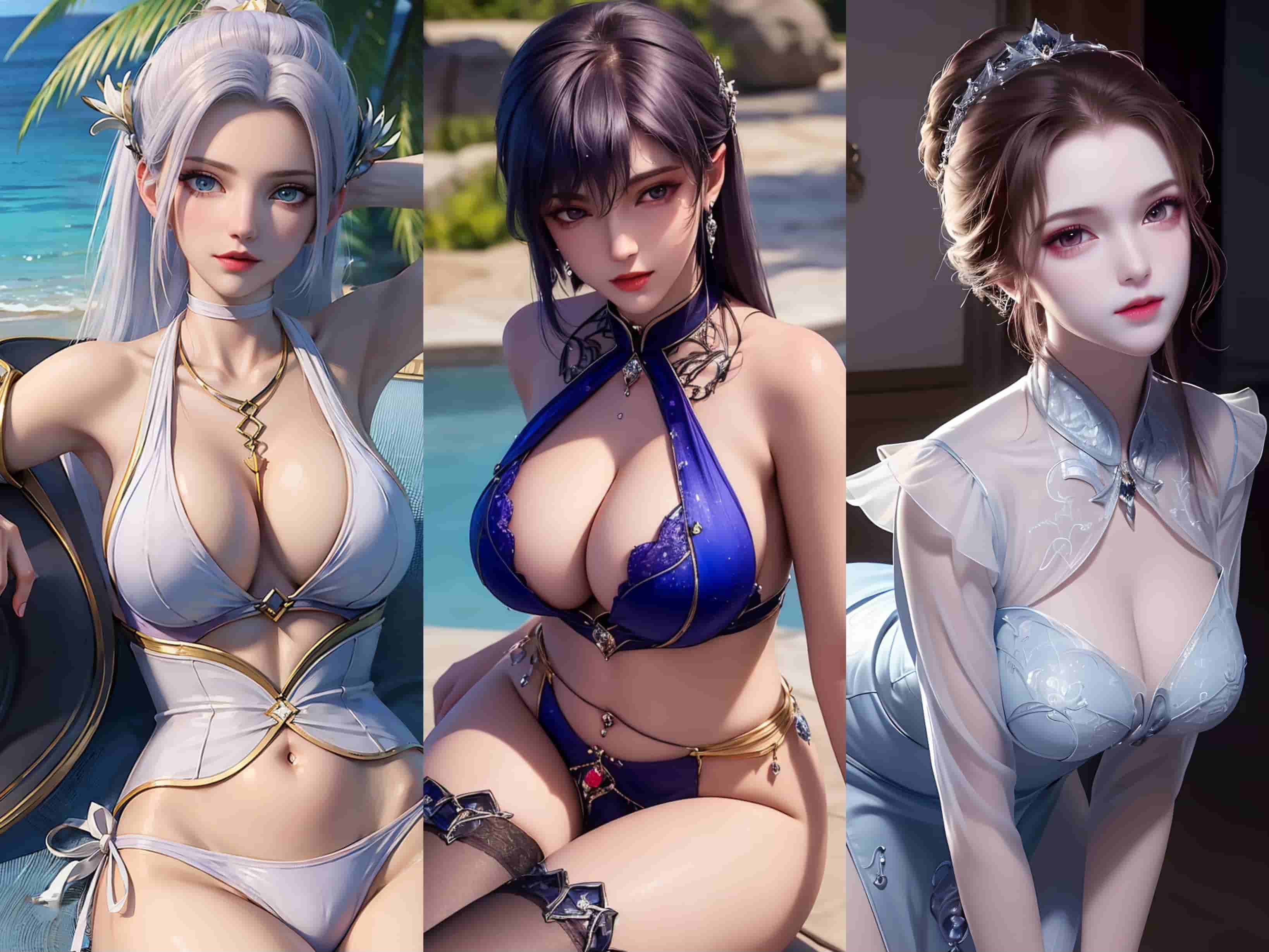 231103 韩月/比比东/圣采儿 三组合集 1130P