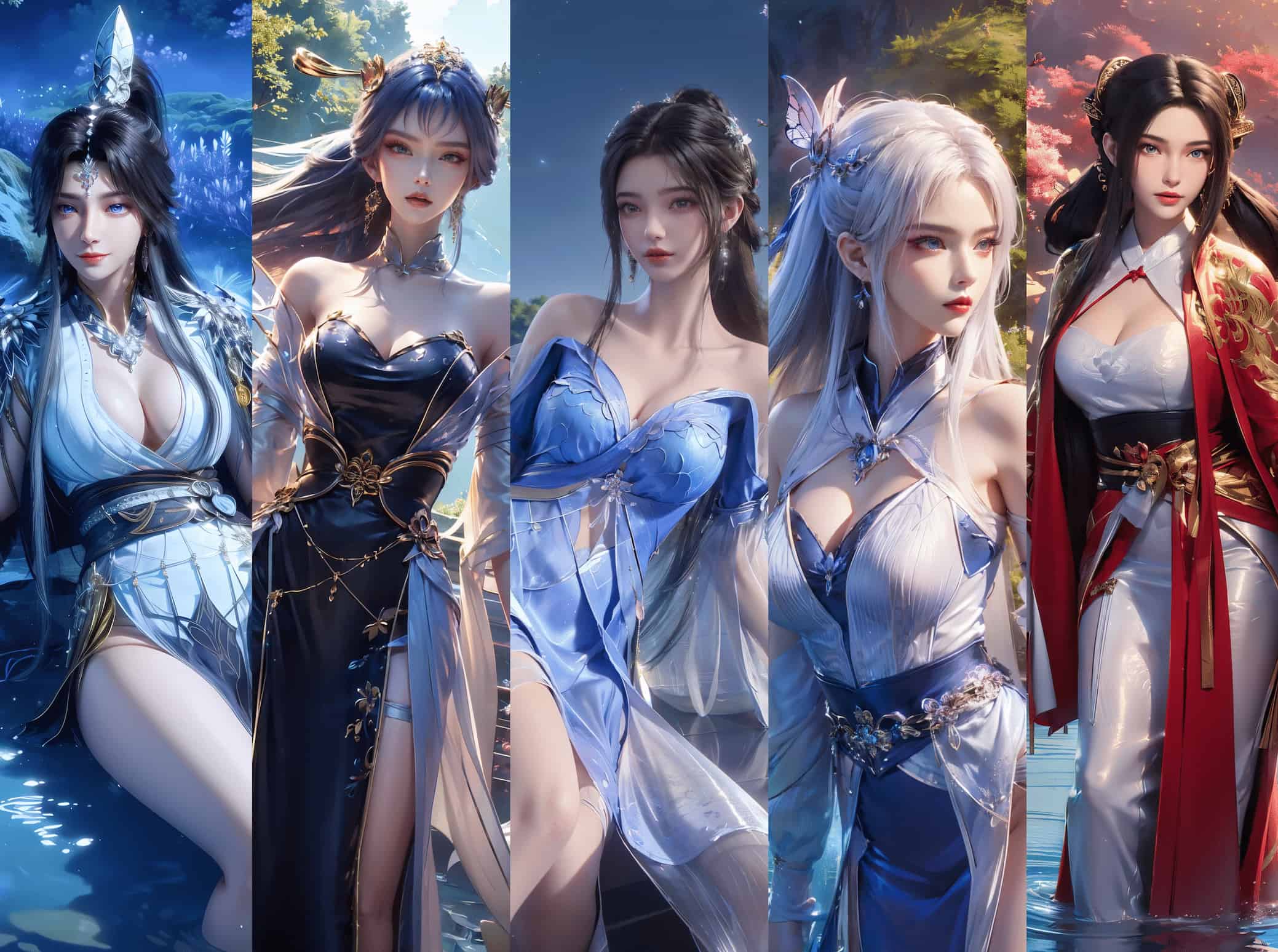 240119 周紫虹/天穹/李慕婉/小医仙/秦怡宁 五组豪华合集 2413P