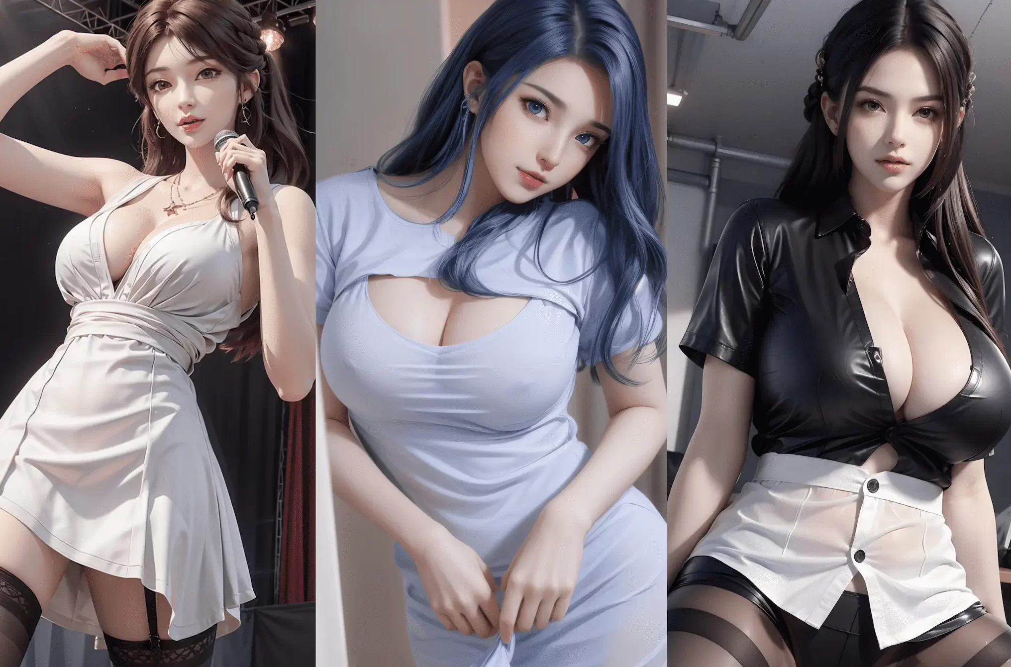 240321 火灵儿/阿银/秦怡宁 三组合集 1977P