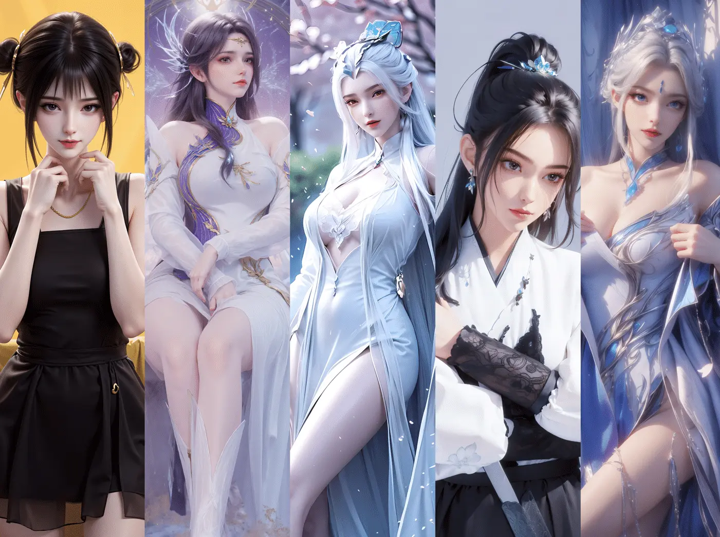 250110 丹塔三美/剑妈宁姚/宁雨蝶 三组合集 1578P