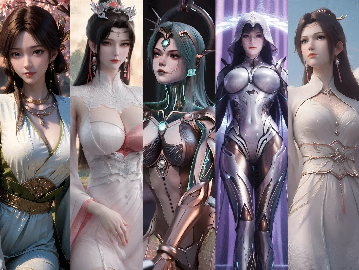 250525 梅凝/柳眉/魄瑜侯幻灵王/云韵 四组合集 2303P