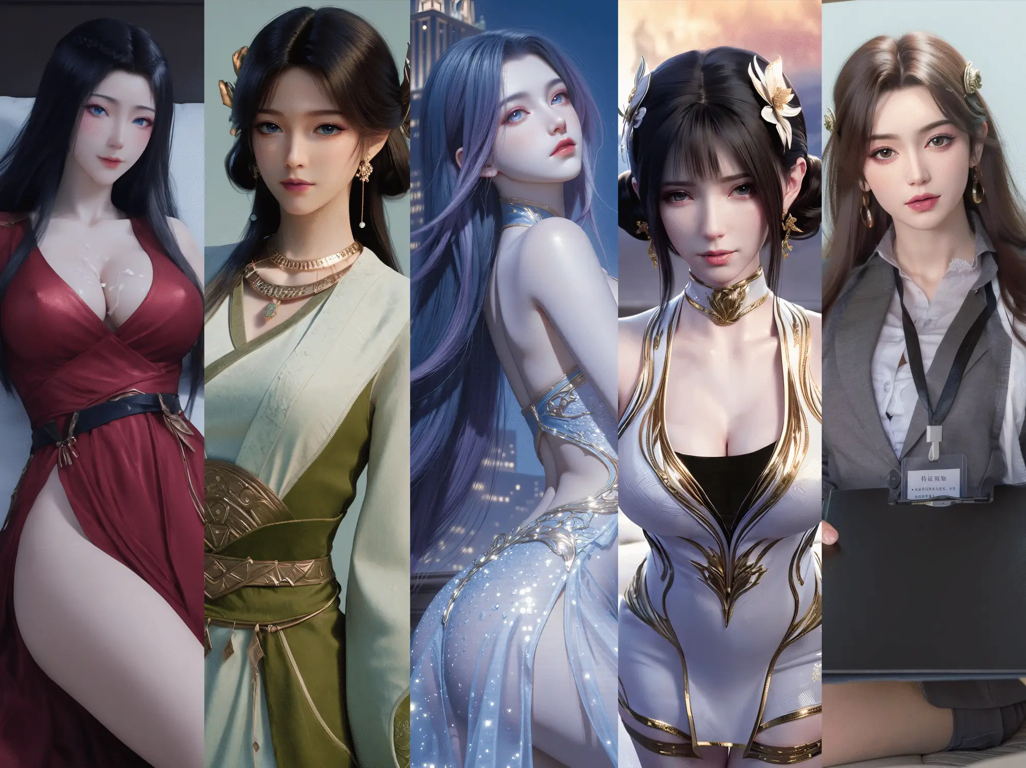 250613 元瑶/梅凝/王秋儿/曹颖丹晨 四组合集 2385P