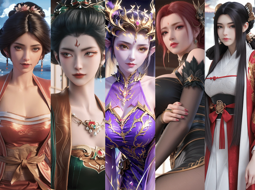 260214 大骊娘娘和许氏/紫妍/雅妃/秦怡宁 四组合集 2865P